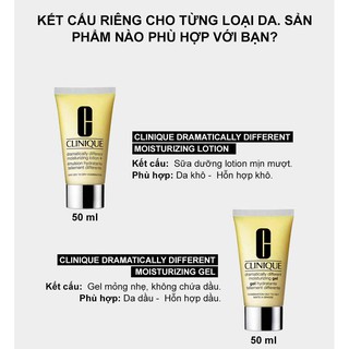 Gel Dưỡng Ẩm Dành Cho Da Dầu Clinique Dramatically Different Moisturizing Gel