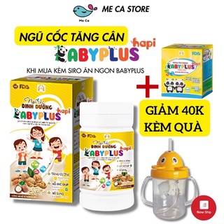 Ngũ Cốc Dinh Dưỡng Babyplus - Hapi, Giúp Tăng Cân,Tăng Chiều cao ,Tăng Hấp Thu,Giảm Táo Bón,Cung Cấp Dinh Dưỡng Cho Bé