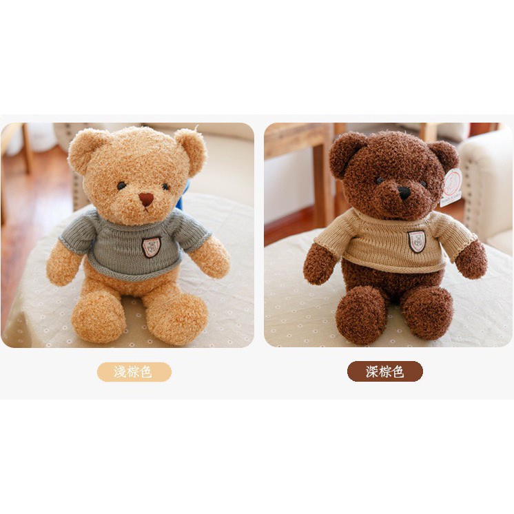 Gấu Bông Teddy Head Tales Nhồi Gòn Cao Cấp Lông Mịn An Toàn