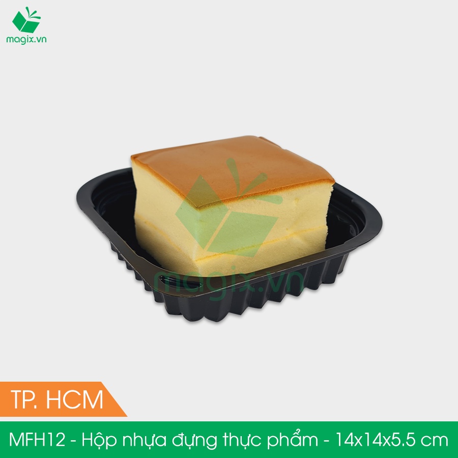 MFH12 - 50 Hộp nhựa đế đen nắp trong HT12