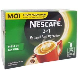Cafe rang xay hoà tan NESCAFE (15 gói * 17g)