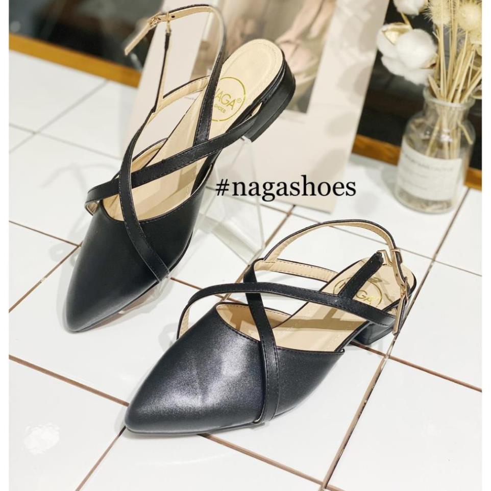 BÚP BÊ MŨI NHỌN PHỐI QUAI CHÉO 2 MÀU 2P NAB44 > . new ‼️ . new !