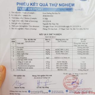 Kem kha tử handmade.