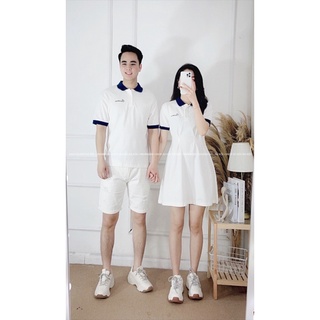 Áo đôi váy xếp ly