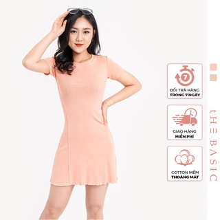 Váy đầm liền The Basic cotton co giãn năng động trẻ trung
