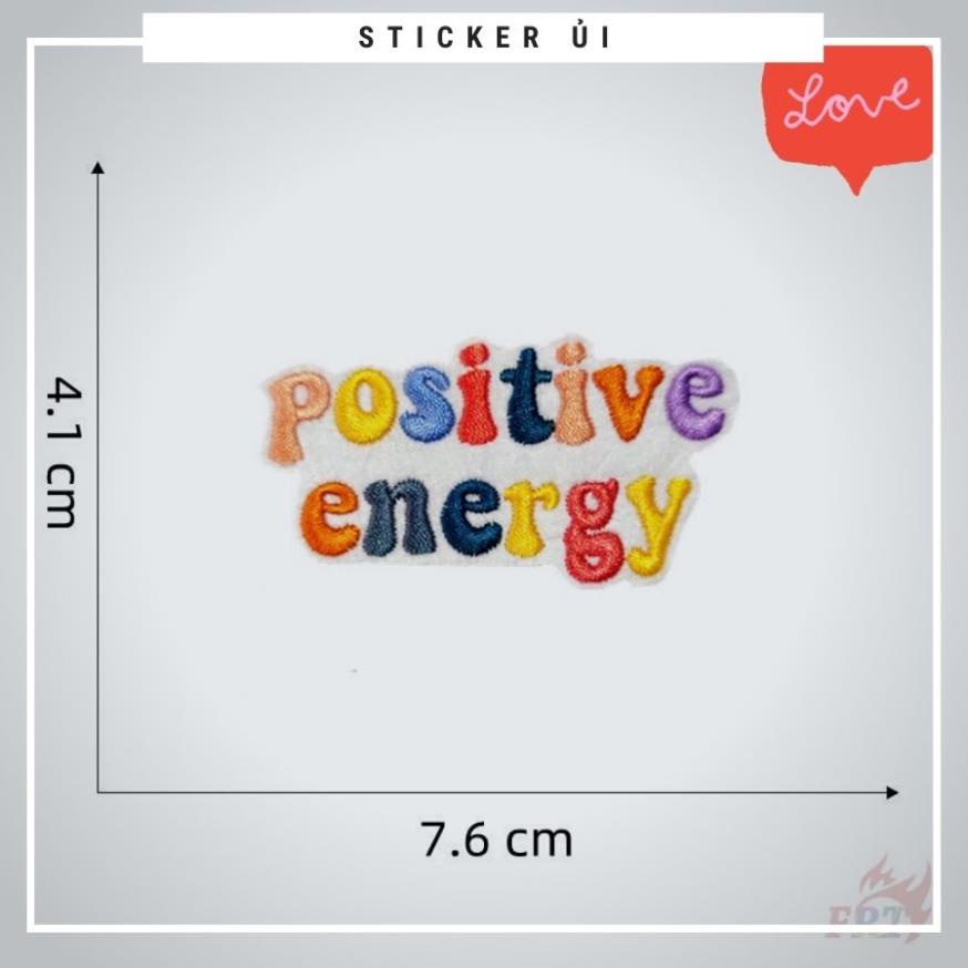 Sticker ủi áo Cao cấp - CÓ SẴN KEO ỦI - sticker vải dùng làm miếng vá áo, phụ kiện trang trí quần áo, balo, giày, nón