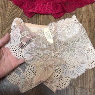 REN XỊN - Loại 1, combo 10 quần lót ren dáng đùi, quay máy giặt thoải mái