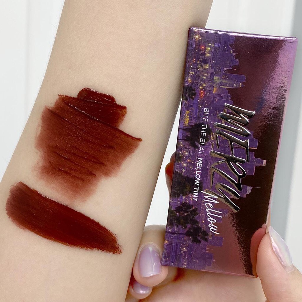 [G02] (NEW 2020)Son Kem Lì, Siêu Mịn Merzy Bite The Beat Mellow Tint 4g vỏ tím S002 | BigBuy360 - bigbuy360.vn