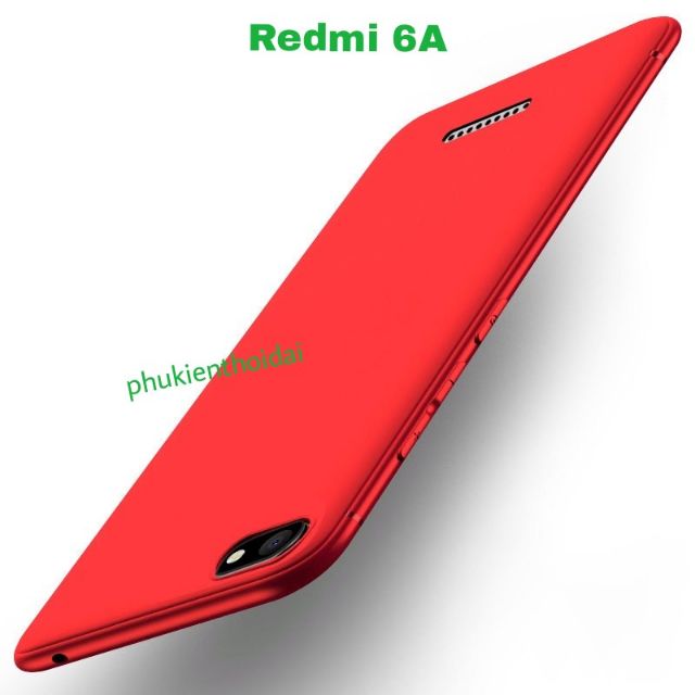Ốp Redmi 6A FREESHIP Từ 50k dẻo siêu mỏng cao cấp bảo vệ camerab
