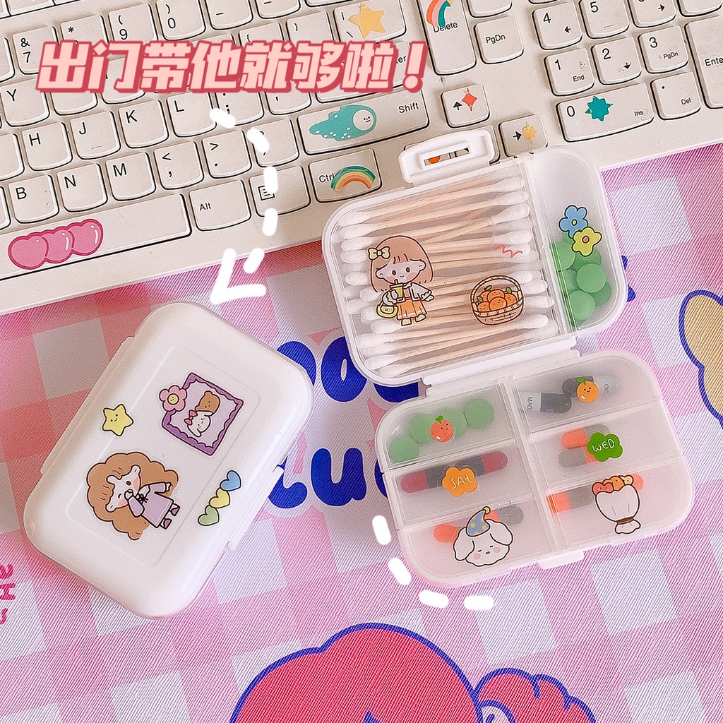 Hộp Nhựa Mini Có Nắp Đựng Đồ Cá Nhân Đa Năng Tiện Dụng