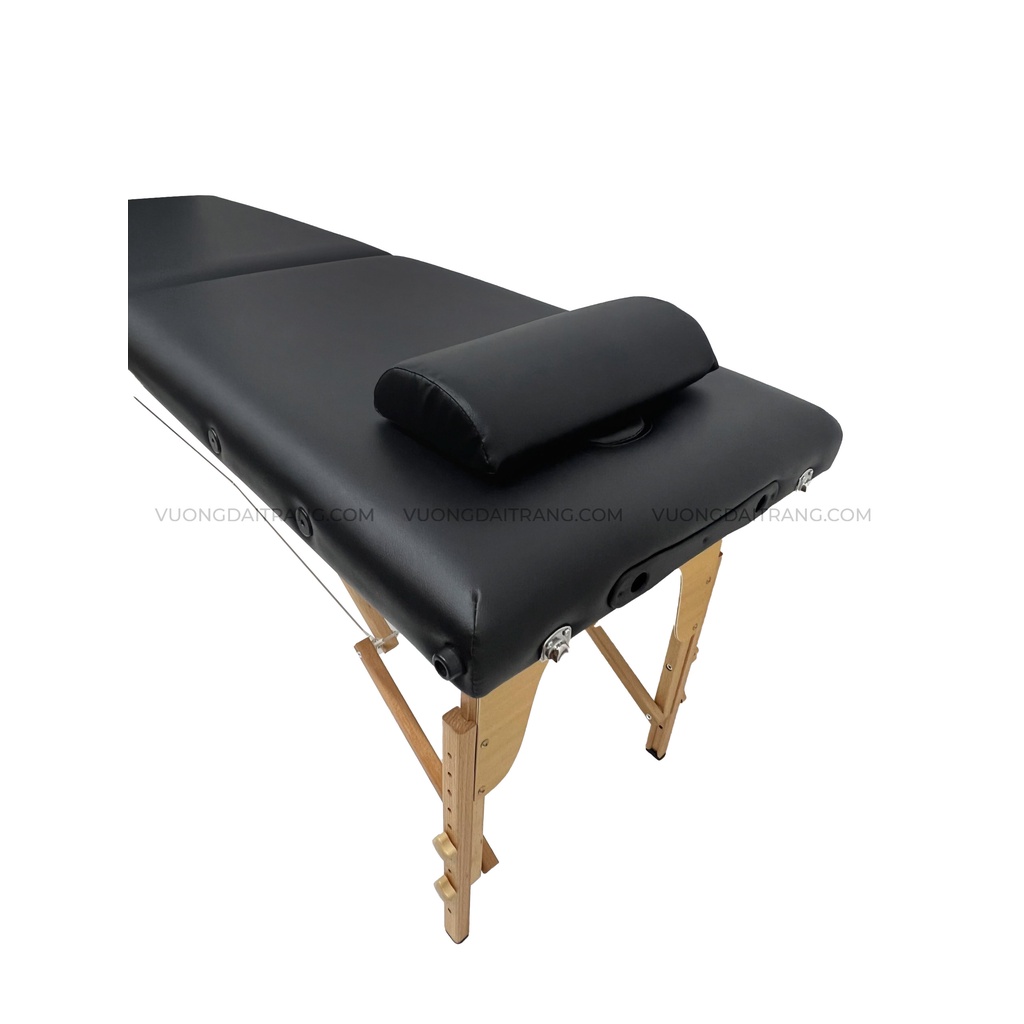 Giường Vali chân gỗ không phụ kiện, giường chuyên dụng cho spa, phun xăm thẩm mỹ ( 60x185 ).