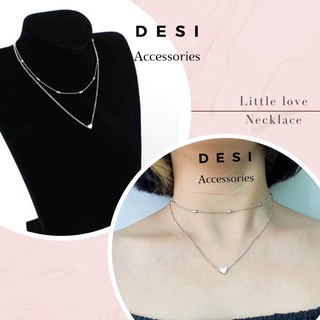 Dây chuyền nữ, vòng cổ nữ Chocker DESI Heart Love phong cách Hàn Quốc cá tính