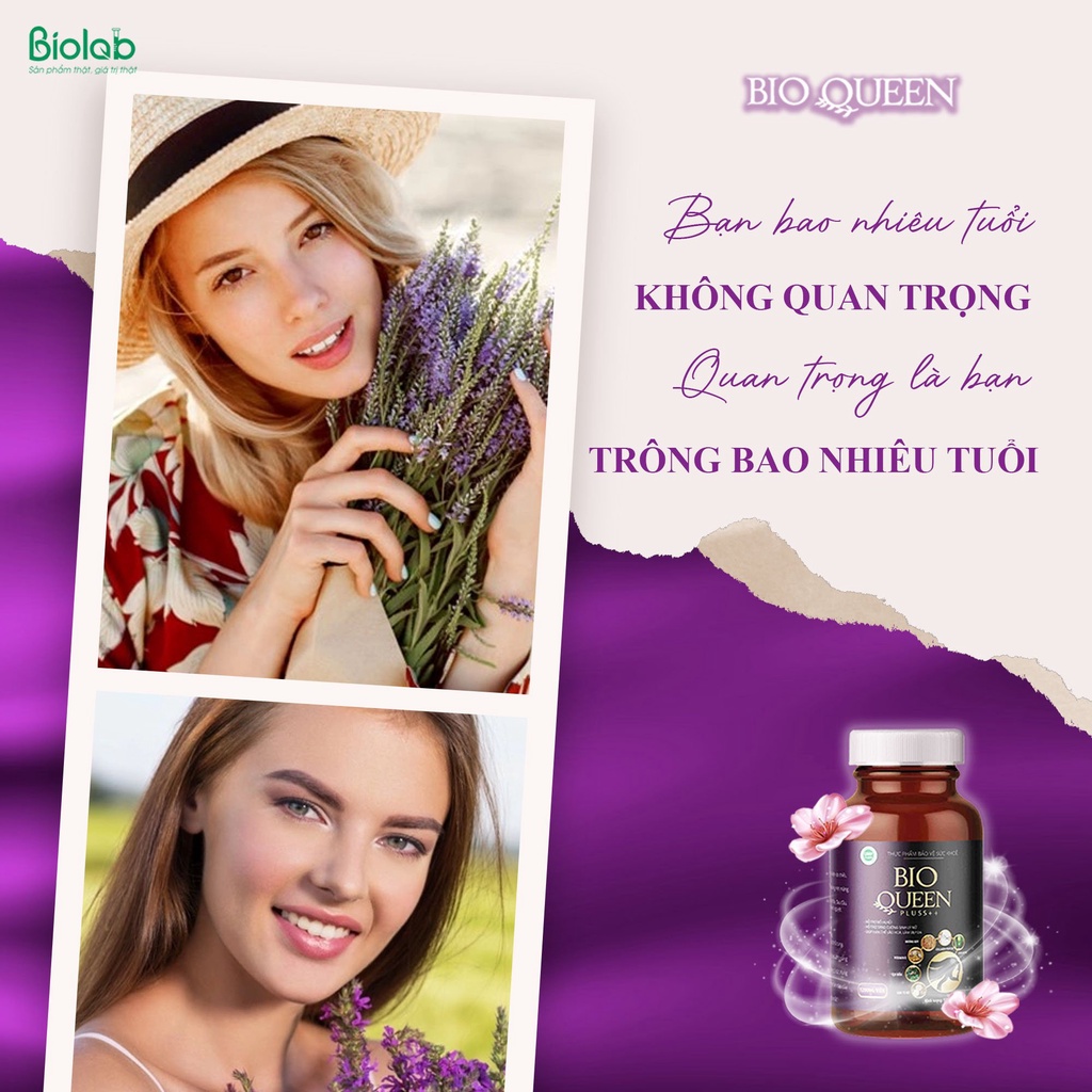 Nội tiết Bioqueen plus ++ hồi xuân cho chị em phụ nữ DƯỢC BIOLAB