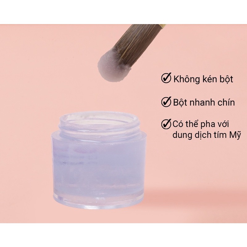 Lưu Huỳnh Tím Đắp Bột Móng và nặn hoa EZFLOW 150ml Dung dịch tím Ezflow chính hãng - Nước đắp bột móng tay, nặn hoa