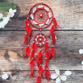 Dreamcatcher 2 tầng - Màu đỏ