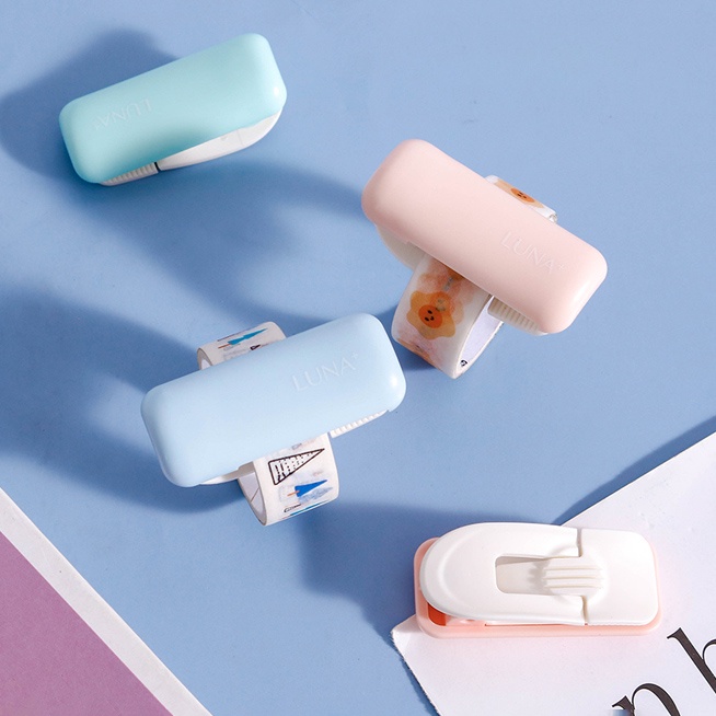 Dụng Cụ Cắt Băng Keo Mini Màu Kẹo 6-30mm