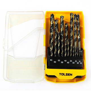 BỘ 19 MŨI KHOAN SẮT TOLSEN 75086