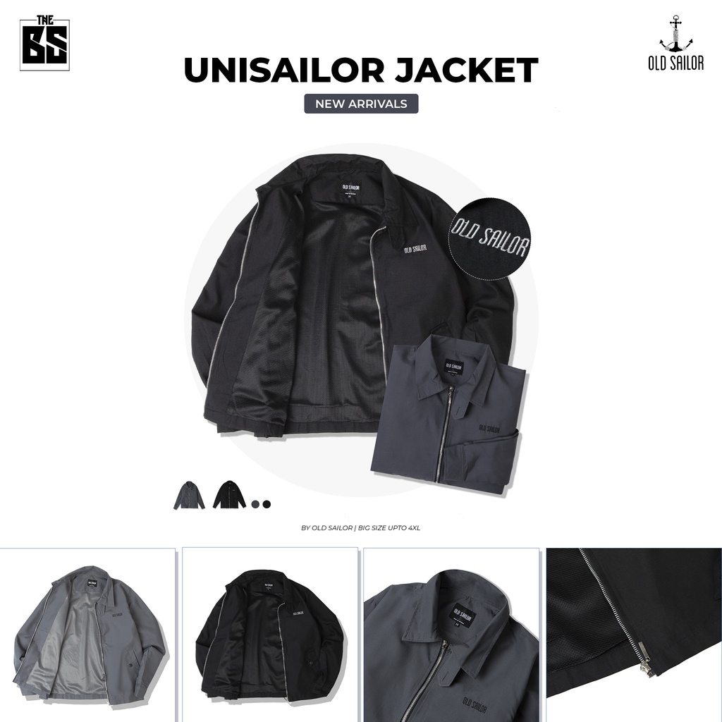 Áo khoác nam vải dù Old Sailor - O.S.L JACKETS - Big Size upto 4XL