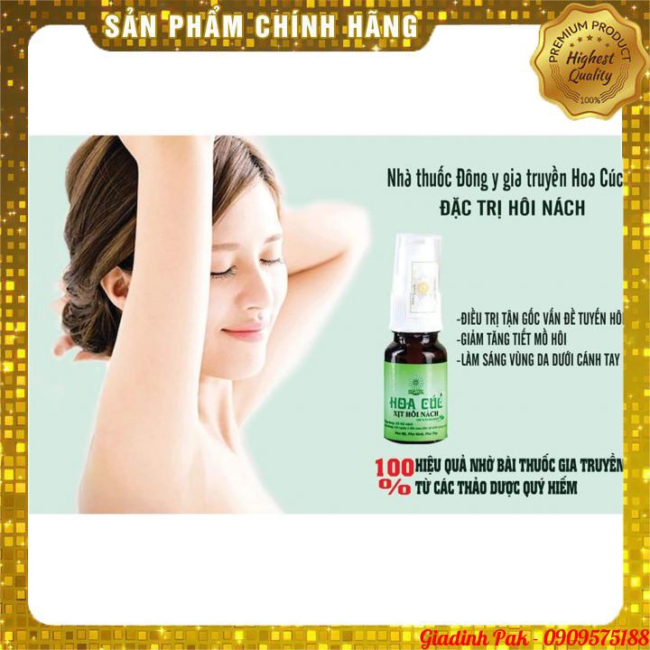 (Chính Hãng) Xịt Triệt Hôi Nách Hoa Cúc - Ngăn Tiết Mồ Hôi - Giảm Thâm (Mẫu Mới) | BigBuy360 - bigbuy360.vn