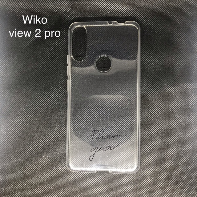 Ốp lưng wiko view 2 pro dẻo trong, dẻo đen, ốp lưng hình