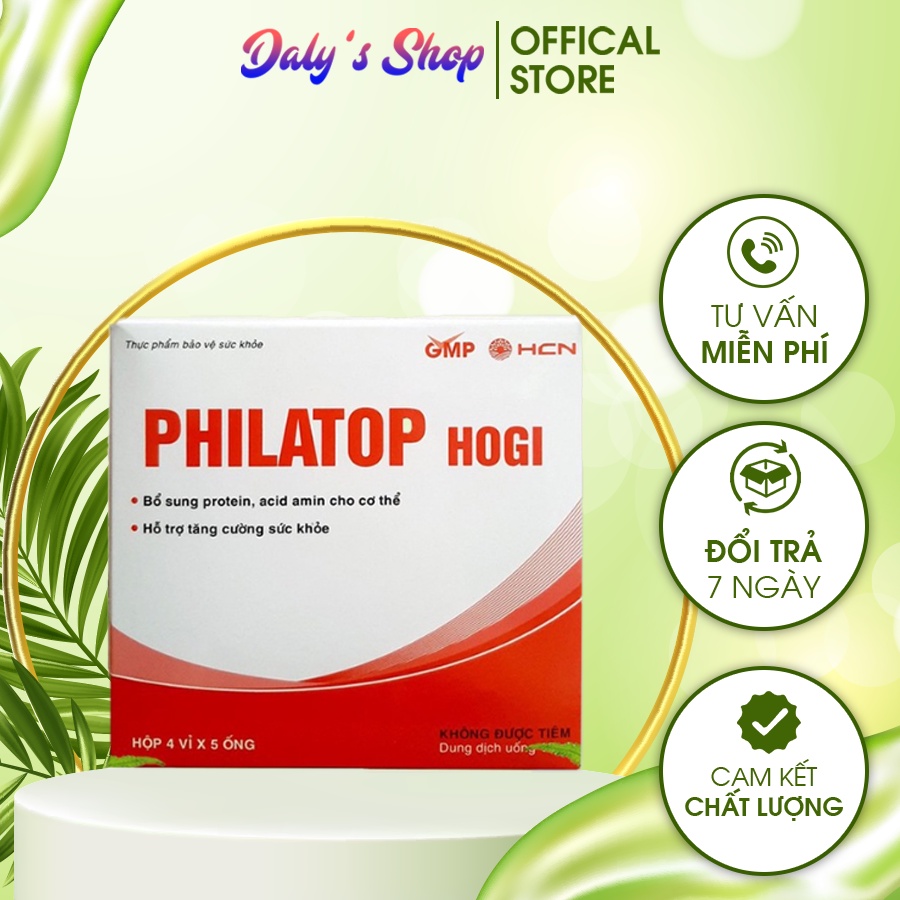 20 Ống Philatop Hogi Plus HCN, Giúp Trẻ Hết Biếng Ăn, Bổ Sung Dưỡng Chất - DT029