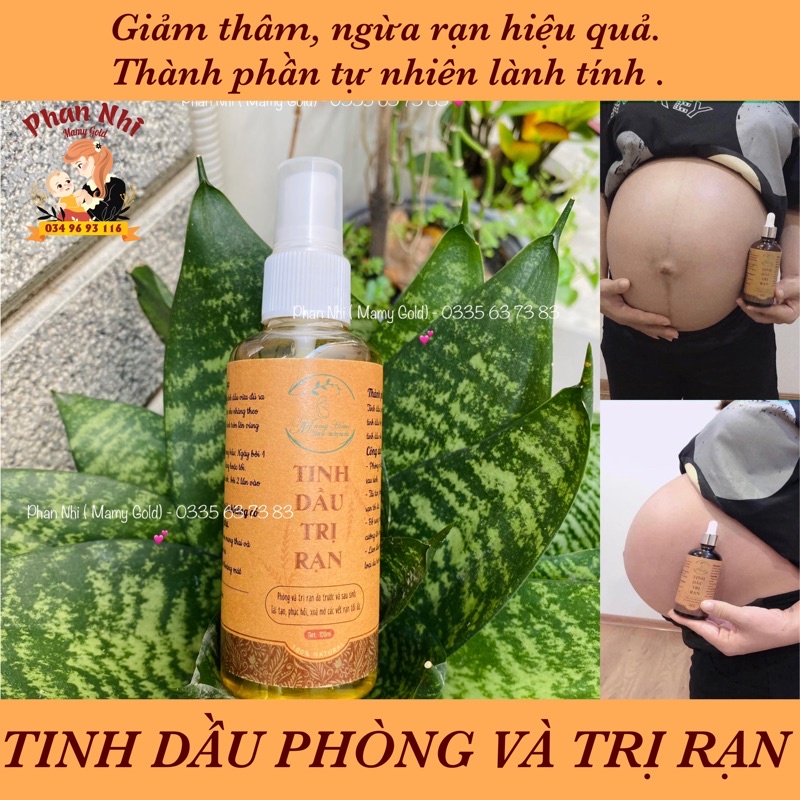 TINH DẦU PHÒNG RẠN DA CHO MẸ BẦU VÀ SAU SINH