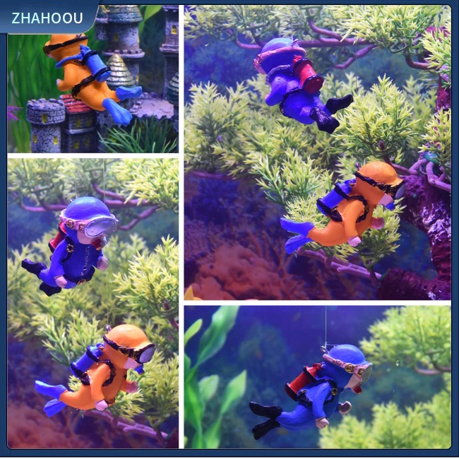 ☃Nhà☃ Thế Giới Nổi Trang Trí Bể Cá