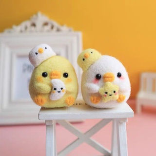 Len Chọc Handmade, Bộ Kit Len Chọc Phi Đội Gà Con