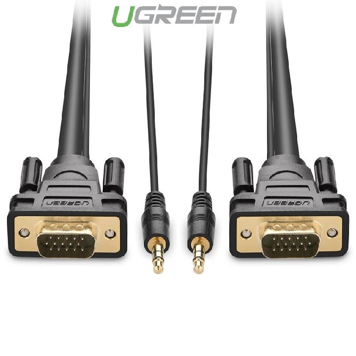 Cáp VGA + Audio 3.5mm Stereo - 3M UGREEN - 11627