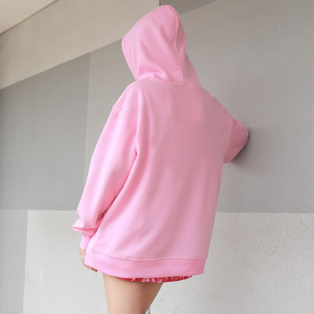 Áo Hoodie Trơn Màu Hồng Cực Ngọt - Chất Vải Nỉ Bông Cotton Mỏng Mịn - Form Rộng Rãi Thoải Mái Unisex Nam Nữ Đều Mặc Được | BigBuy360 - bigbuy360.vn