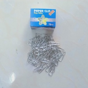 Hộp 75 cái Ghim cài giấy,Ghim tam giác