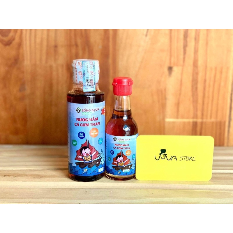 Nước Mắm Cho Bé Ăn Dặm Nước Mắm Cá Cơm Than Sống Sạch Food 60ml