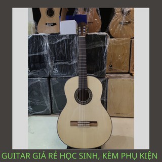 Guitar classic TYU02 gỗ xoài bông EQ METB12, bảo hành 12 tháng kèm full phụ kiện