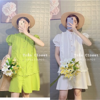 Sẵn 👗váy cổ trụ bèo