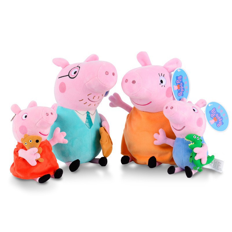 đồ chơi nhồi bông Hình Gia Đình Heo Peppa 20-110cm