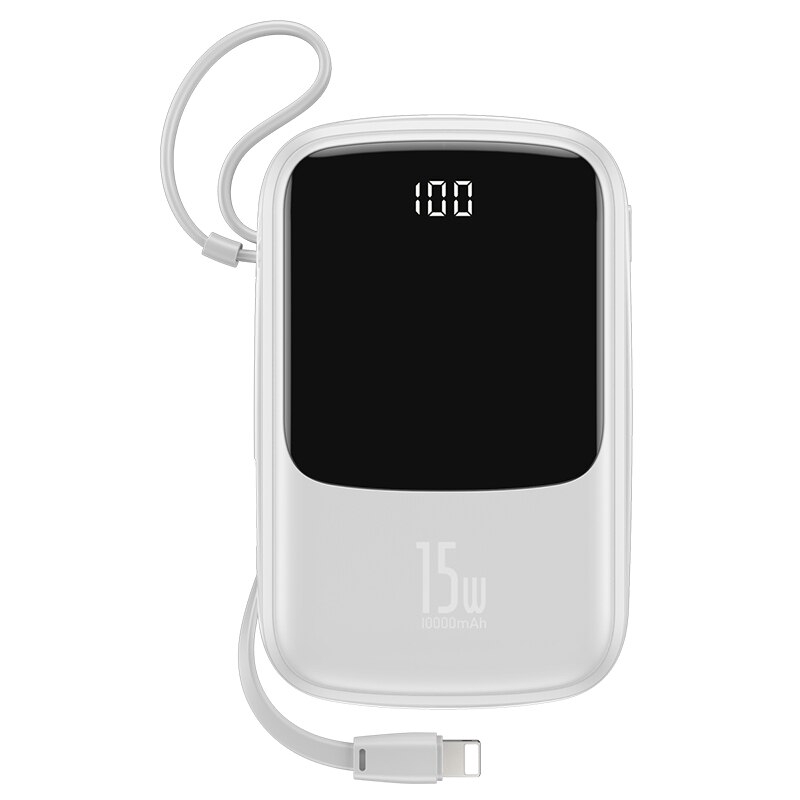 Sạc dự phòng Baseus nhỏ gọn dung lượng pin 10000mAh cho điện thoại IPhone 11 Xiaomi Mi Samsung