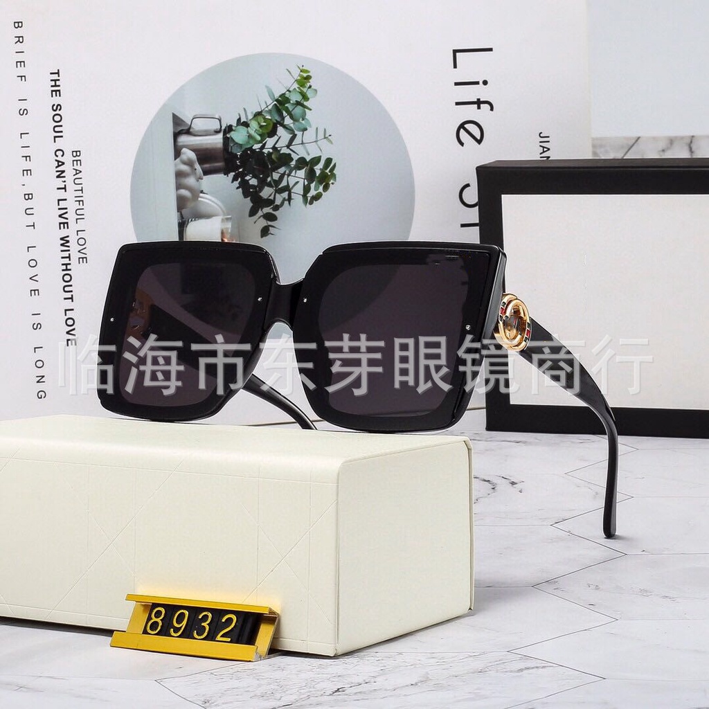 Kính Râm Chống Tia Uv4000 gucci Cổ Điển Kích Thước Lớn Phong Cách Thể Thao Cho Nam Và Nữ