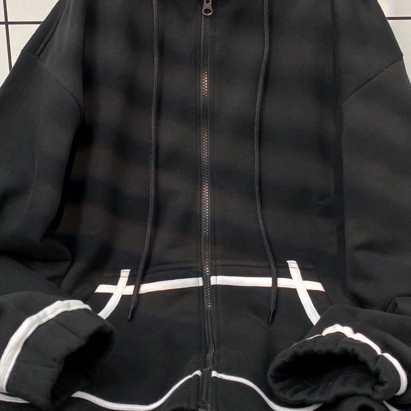 Áo Khoác Hoodie Zip Line Nổi Nỉ Lót Bông Dày Dặn Unisex ( hình + video thật 100% ) | BigBuy360 - bigbuy360.vn