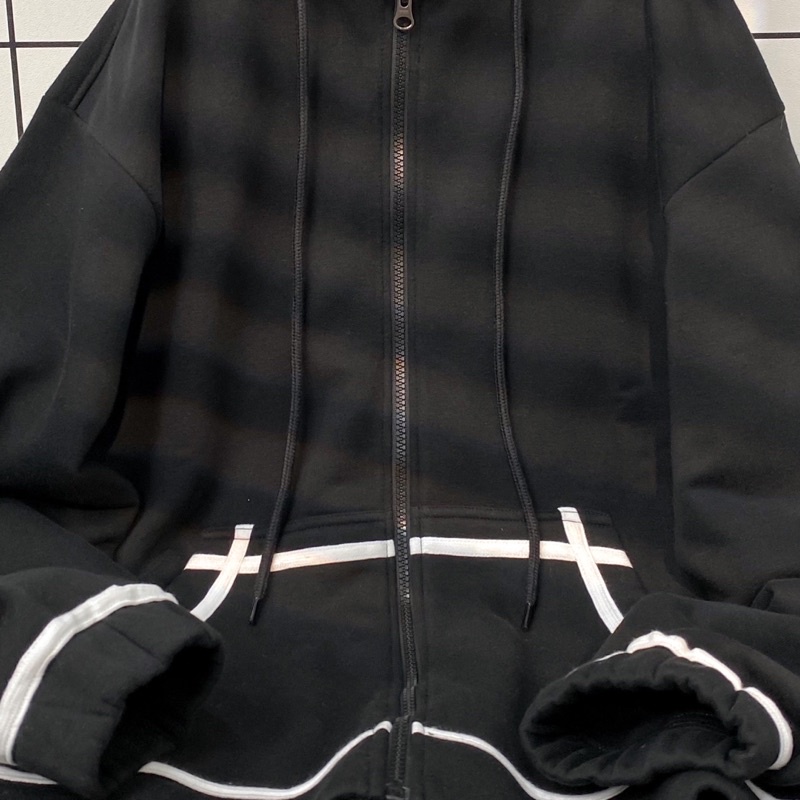 Áo Khoác Hoodie Zip Line Nổi Nỉ Lót Bông Dày Dặn Unisex ( hình + video thật 100% )
