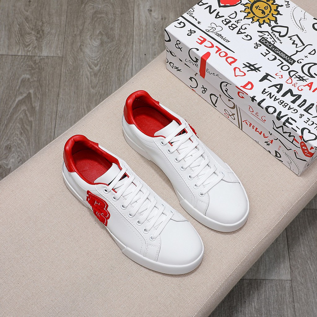 Giày Sneakers nam trẻ trung da thật Dolce & Gabbana D&G