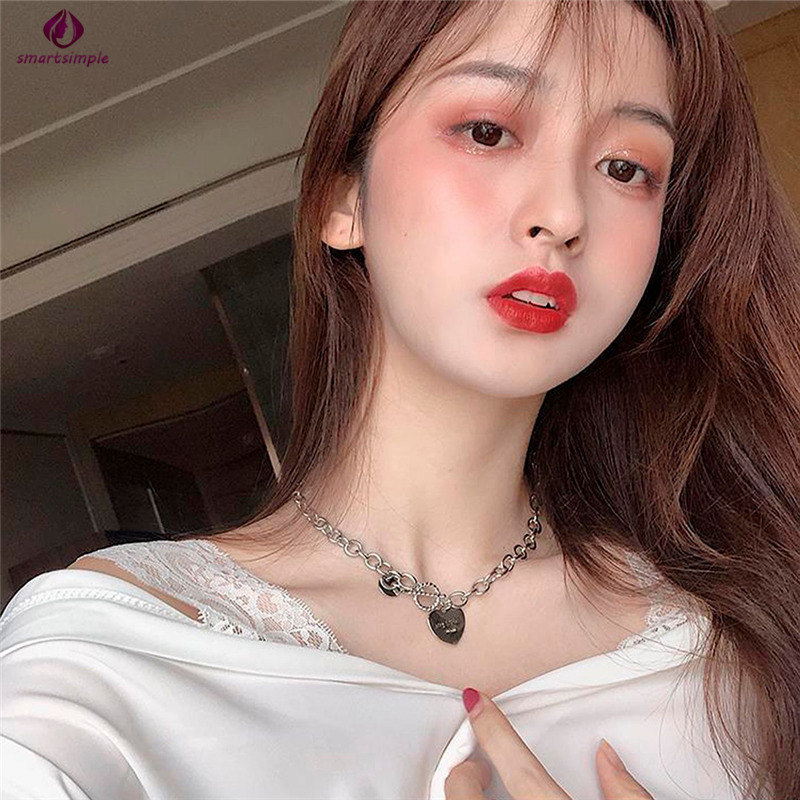 Dây Chuyền Mặt Chữ Love Phong Cách Hip Hop Cá Tính Cho Nữ