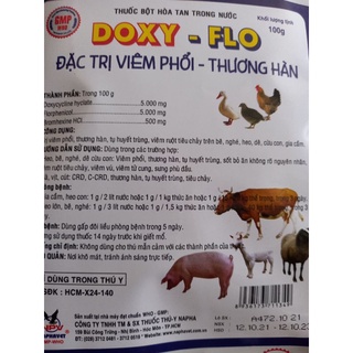 Doxy-flo dùng cho gia súc, gia cầm