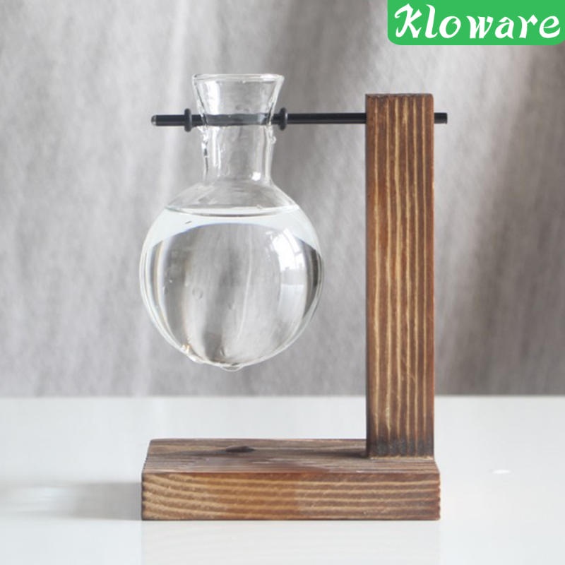 Bình Hoa Thủy Tinh Để Bàn Có Giá Đỡ 1 Lọ