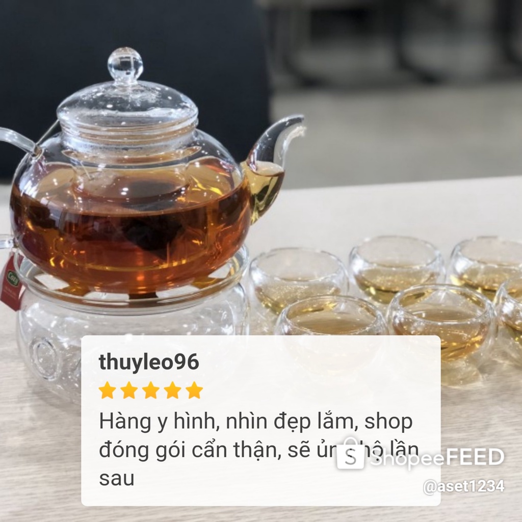 Combo Bộ ấm trà kèm khay dung tích 600ml