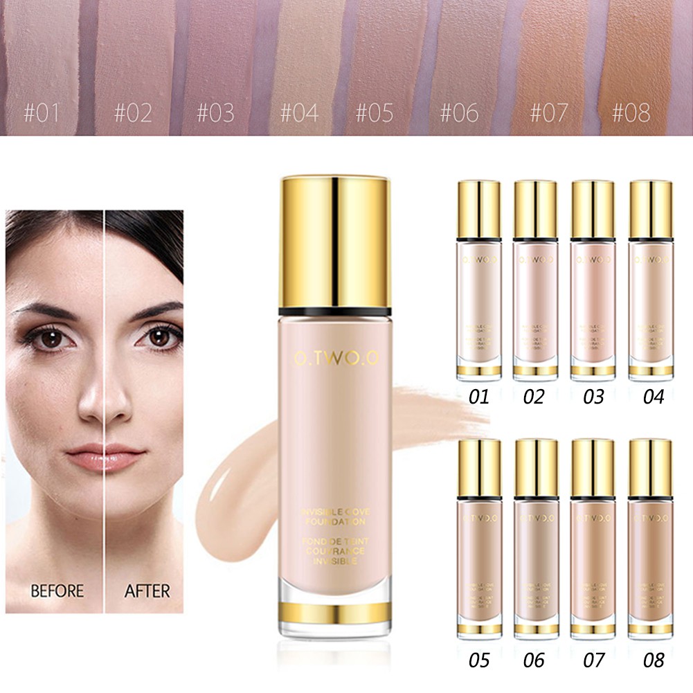 [Sẵn chính hãng] Kem nền che khuyết điểm O.TWO.O Visible Gold che phủ cao, nhẹ mặt.