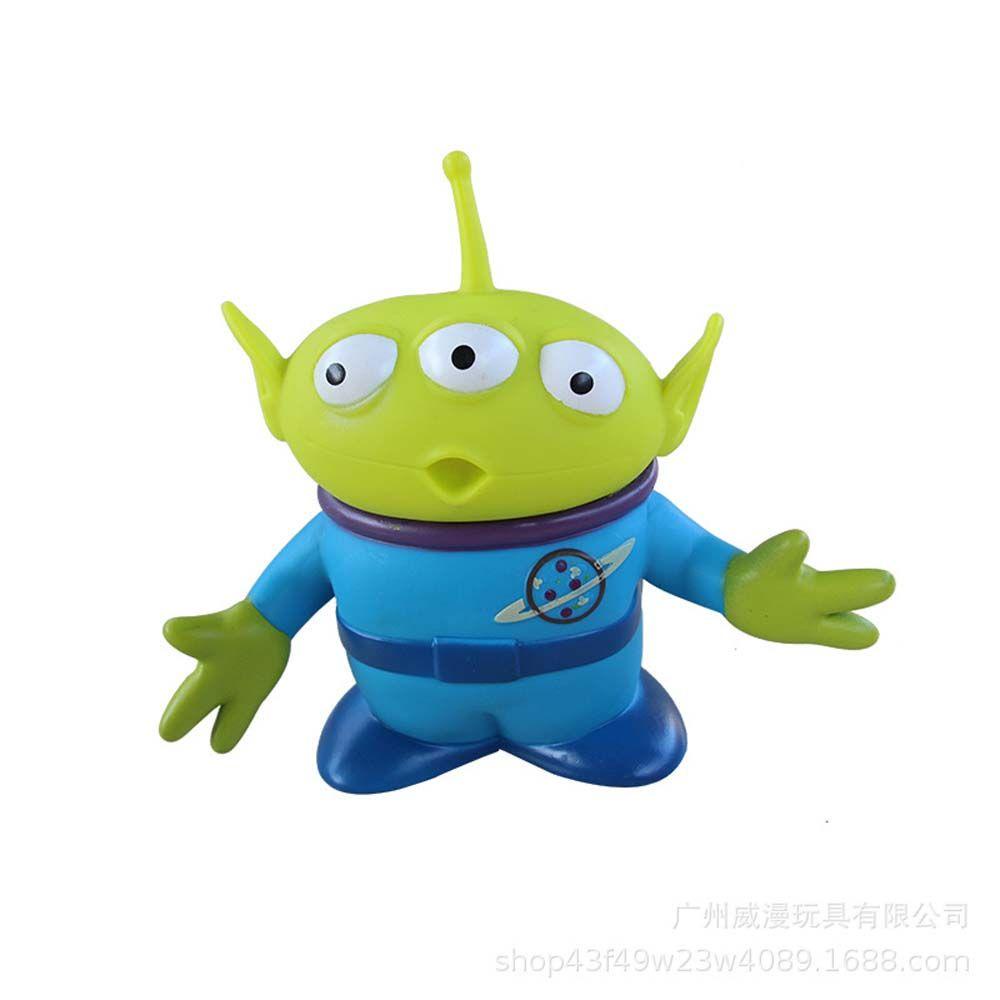 Mô Hình Đồ Chơi Người Ngoài Hành Tinh Xanh Lá GIOVANNI Bằng PVC Để Bàn Trang Trí