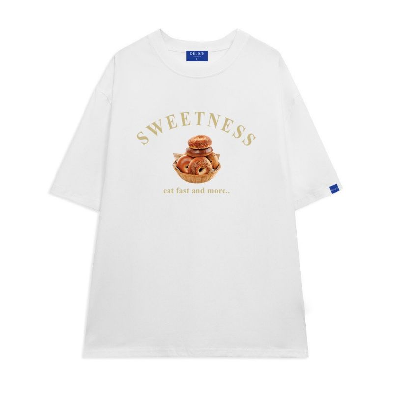 Áo Thun% cottonFull size bánh Sweetness Délice