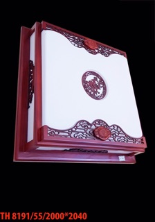 Đèn gỗ ốp trần mẫu mới
