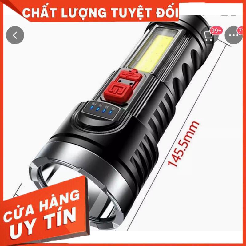 Đèn pin sạc chiếu xa,đèn pin chiến thuật xenon,đèn pin 4 chế độ