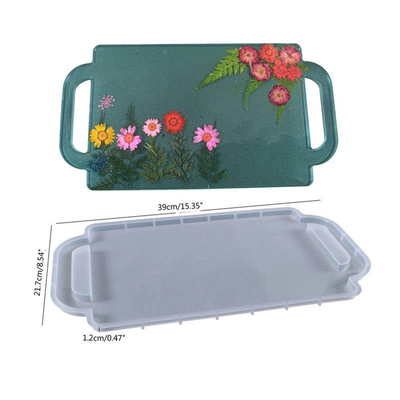 Khuôn Silicone Làm Khay Đựng Trái Cây Bằng Epoxy Resin